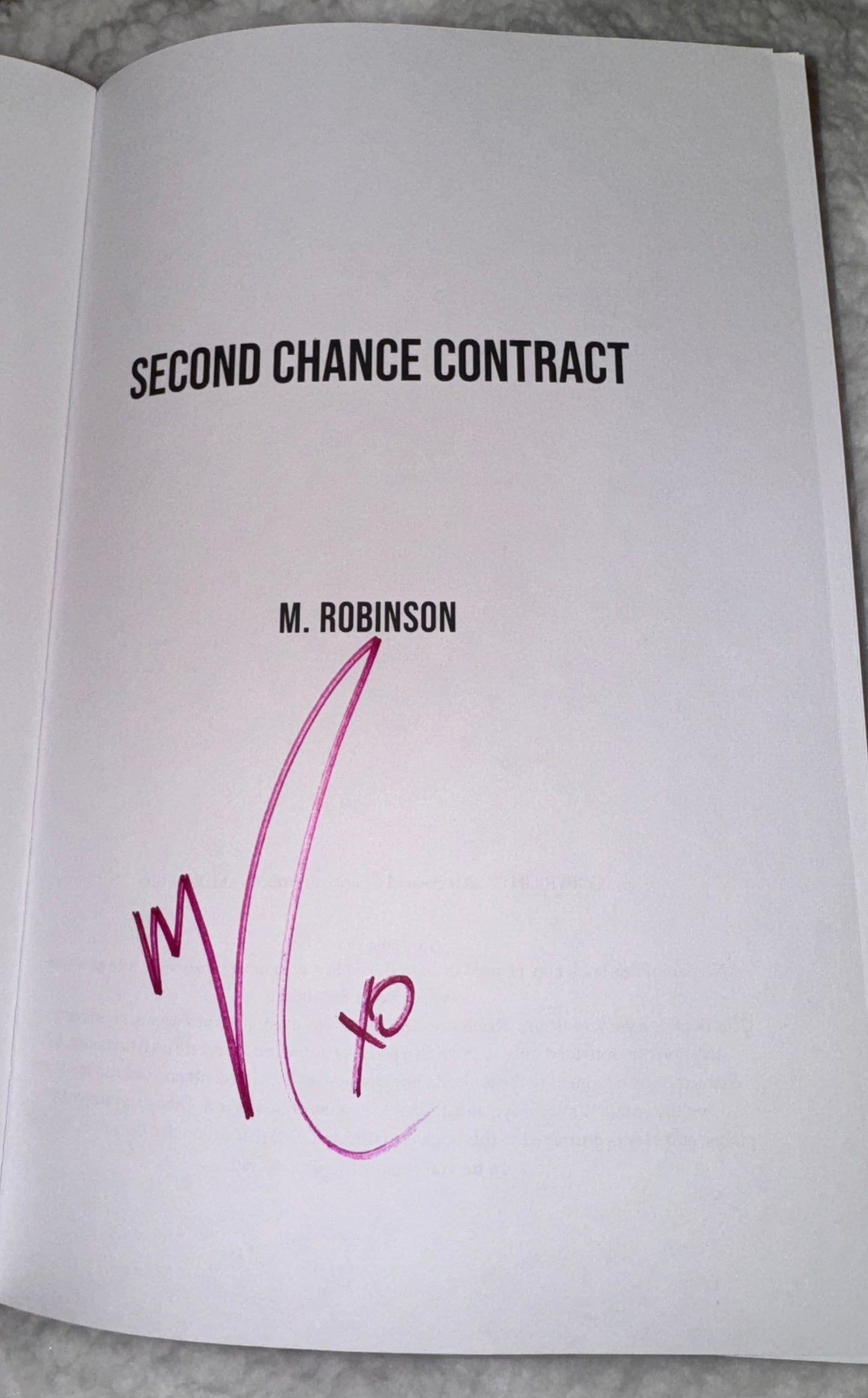 Second Chance Contract Discreet Cover